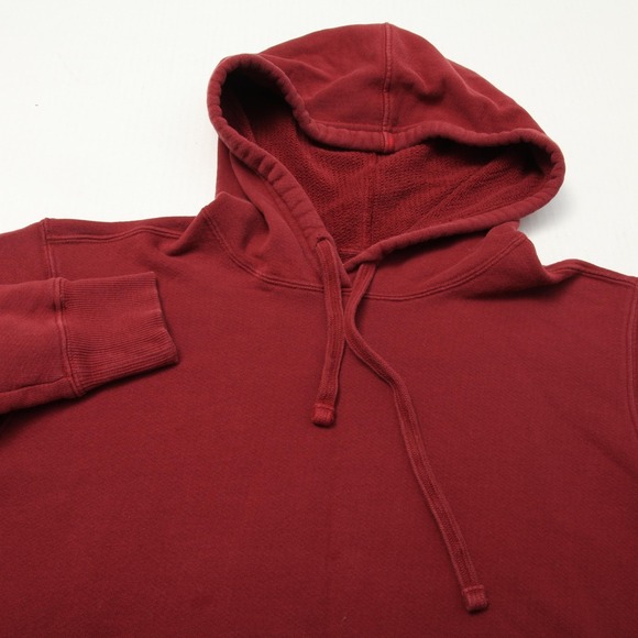 American Giant Tops - American Giant Hoodie Womens Large Red Pullover Made in USA Classic Sweatshirt
